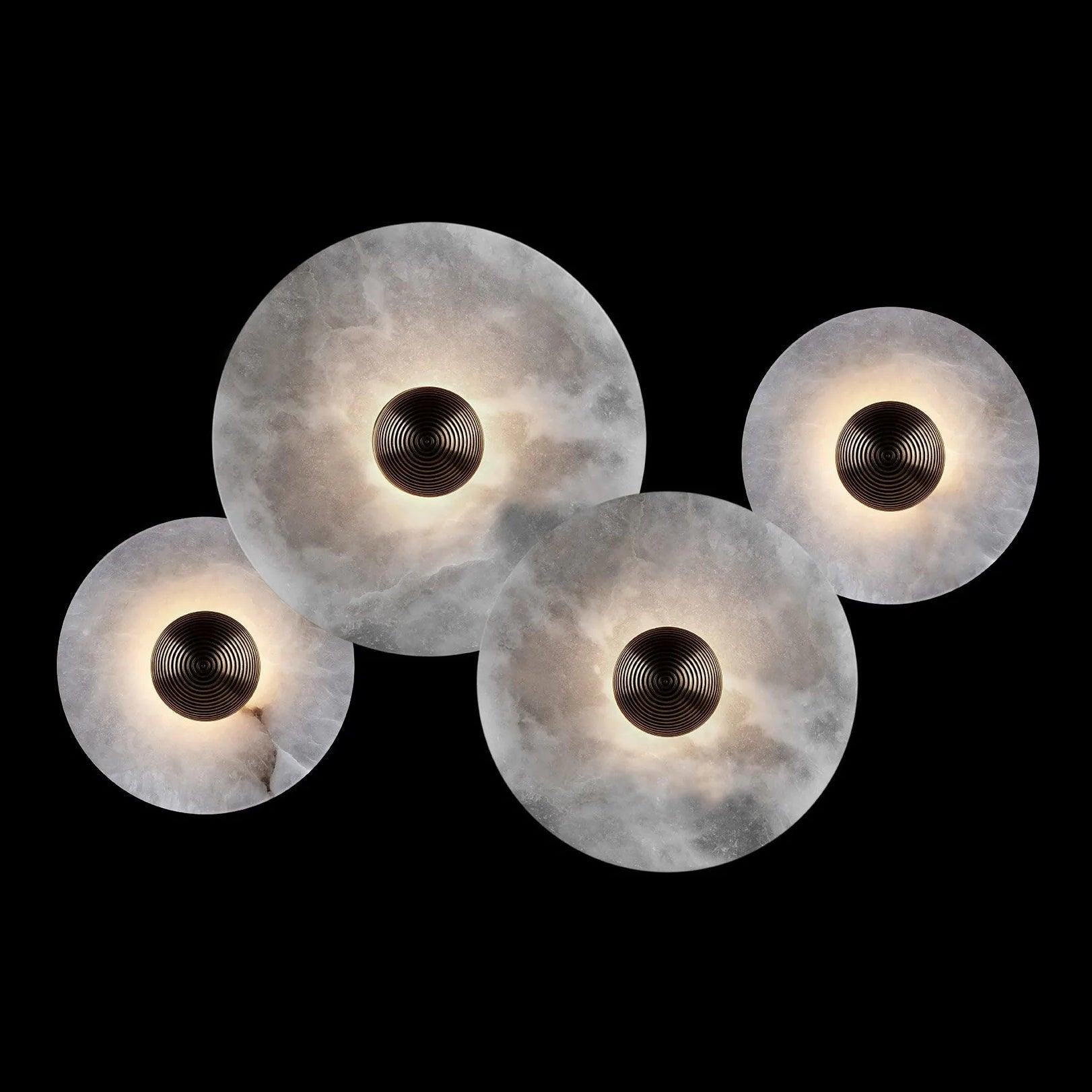 Alabaster Cluster Sconce