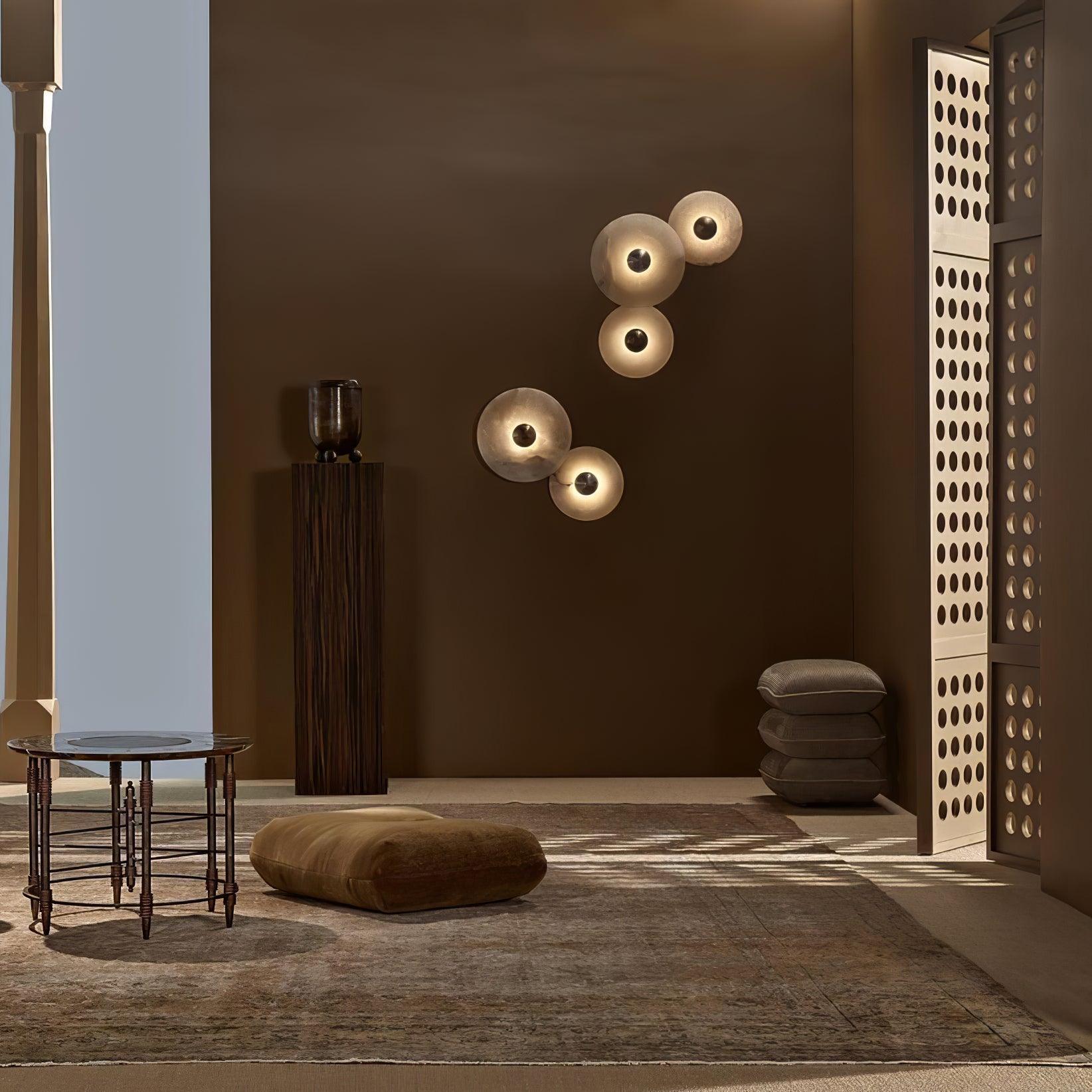 Alabaster Cluster Sconce