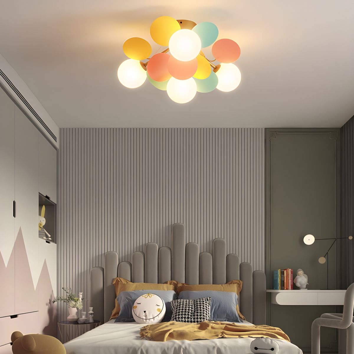 Pastel Orb Chandelier