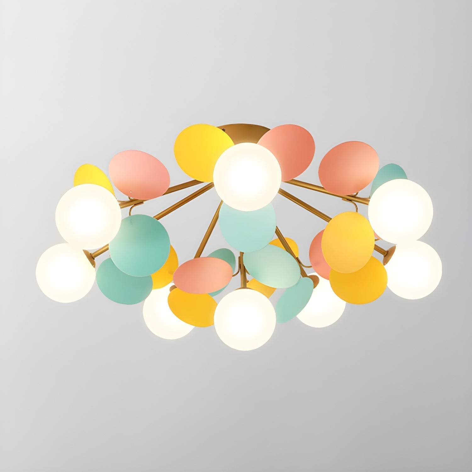 Pastel Orb Chandelier