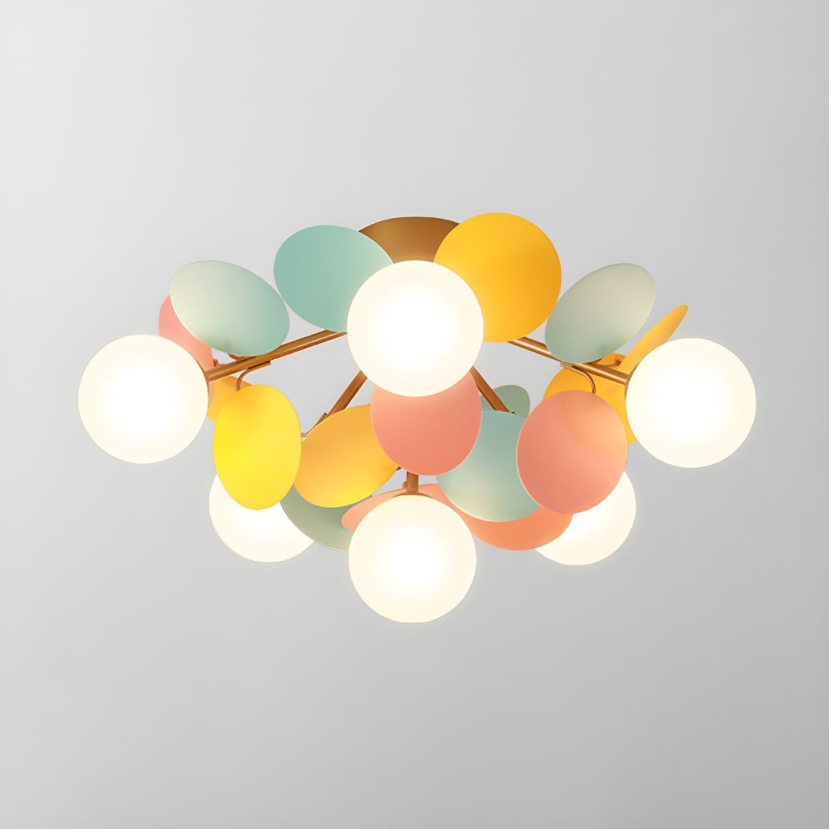 Pastel Orb Chandelier