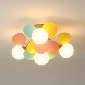 Pastel Orb Chandelier