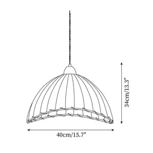 Pleated Drape Pendant