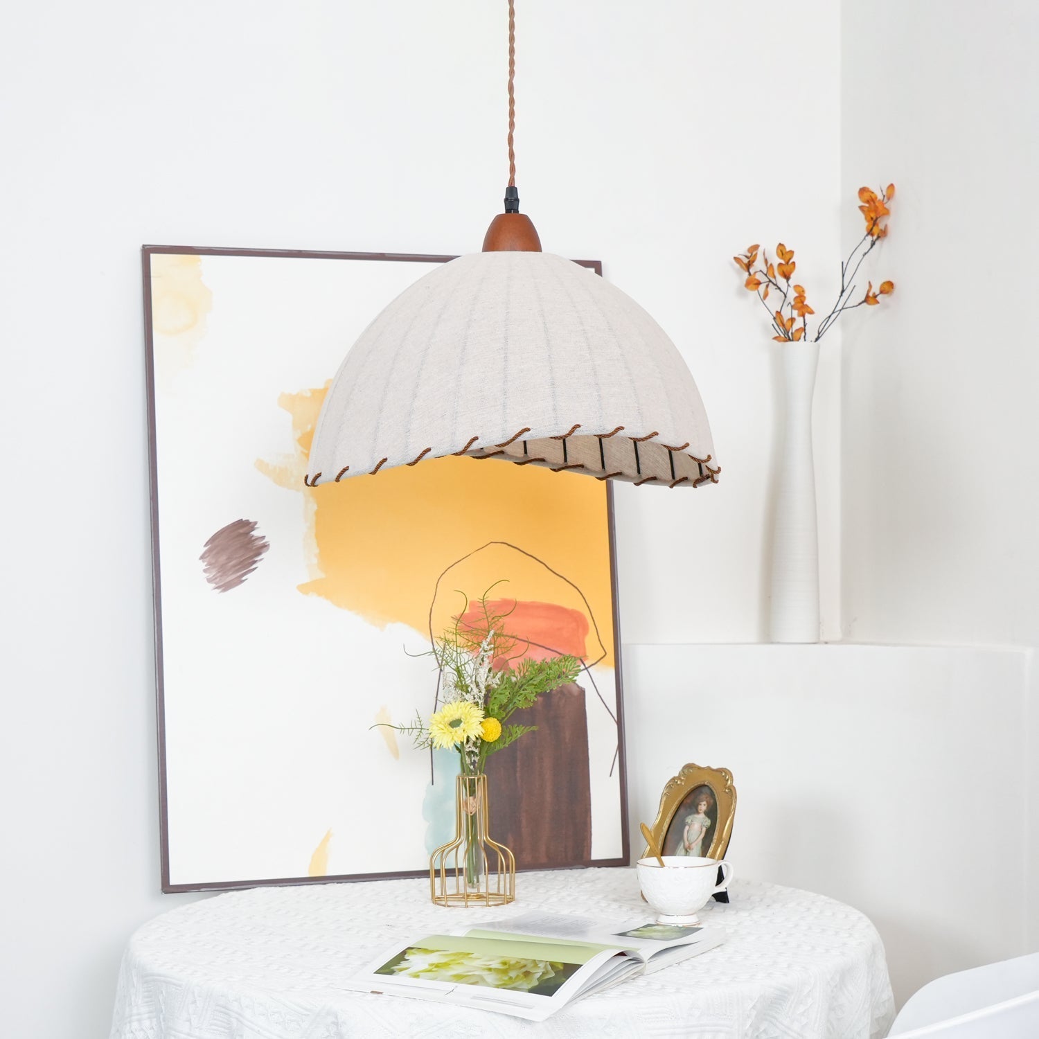 Pleated Drape Pendant