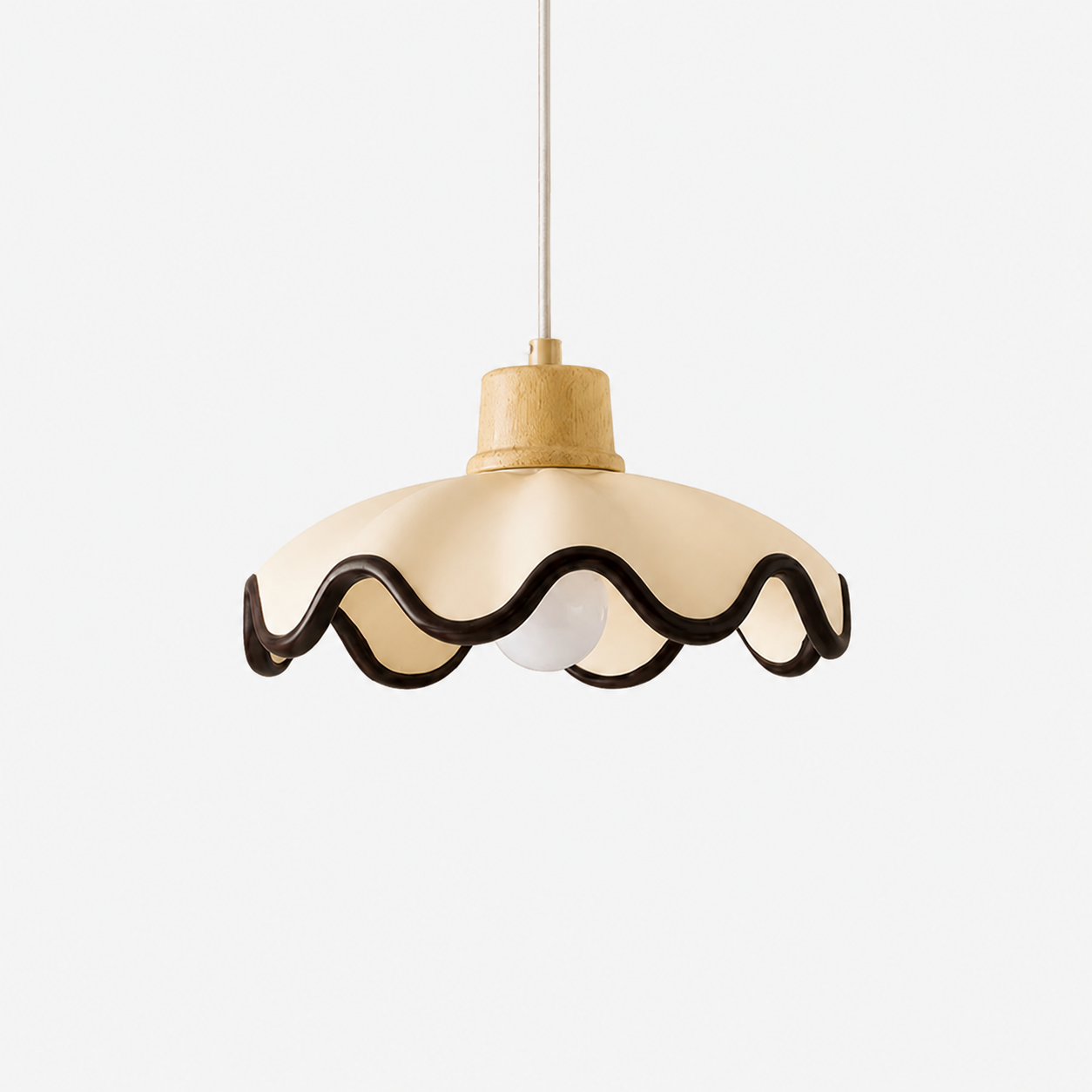 Scalloped Wave Pendant