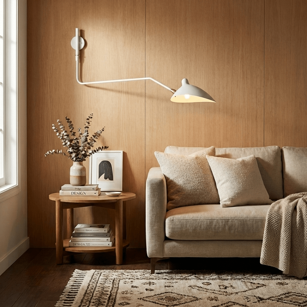 Adjustable Arm Wall Sconce