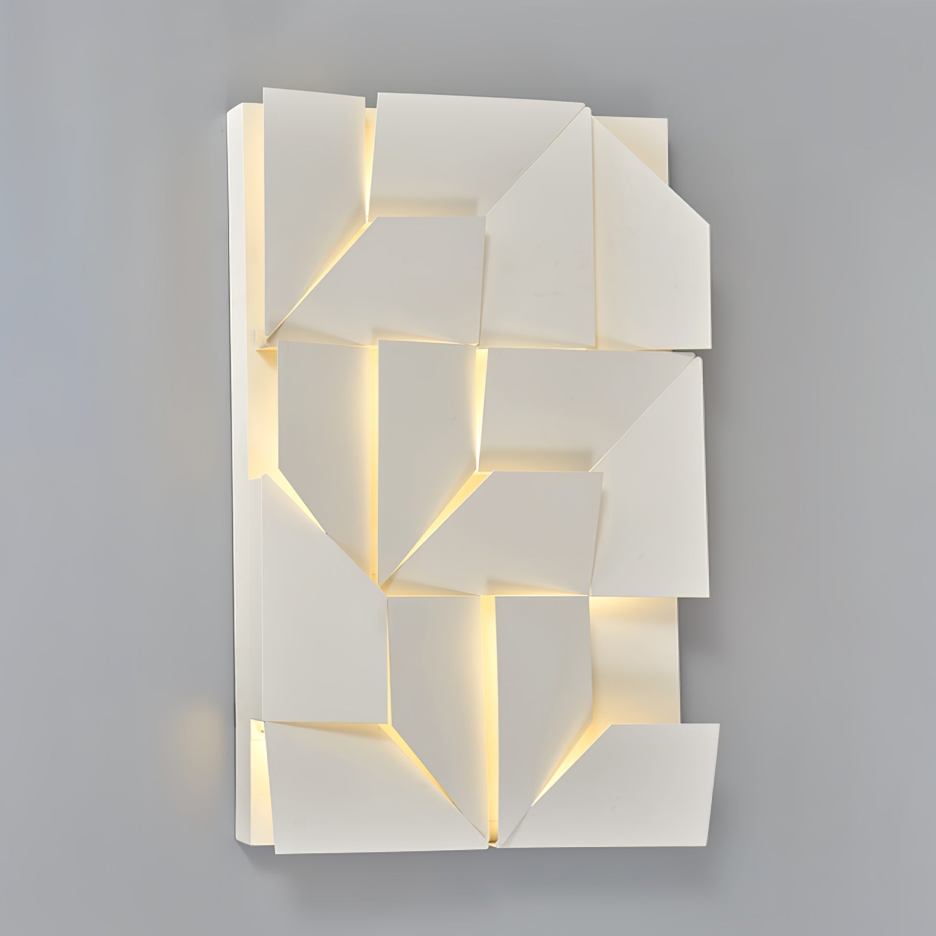 Faceted Panel Sconce