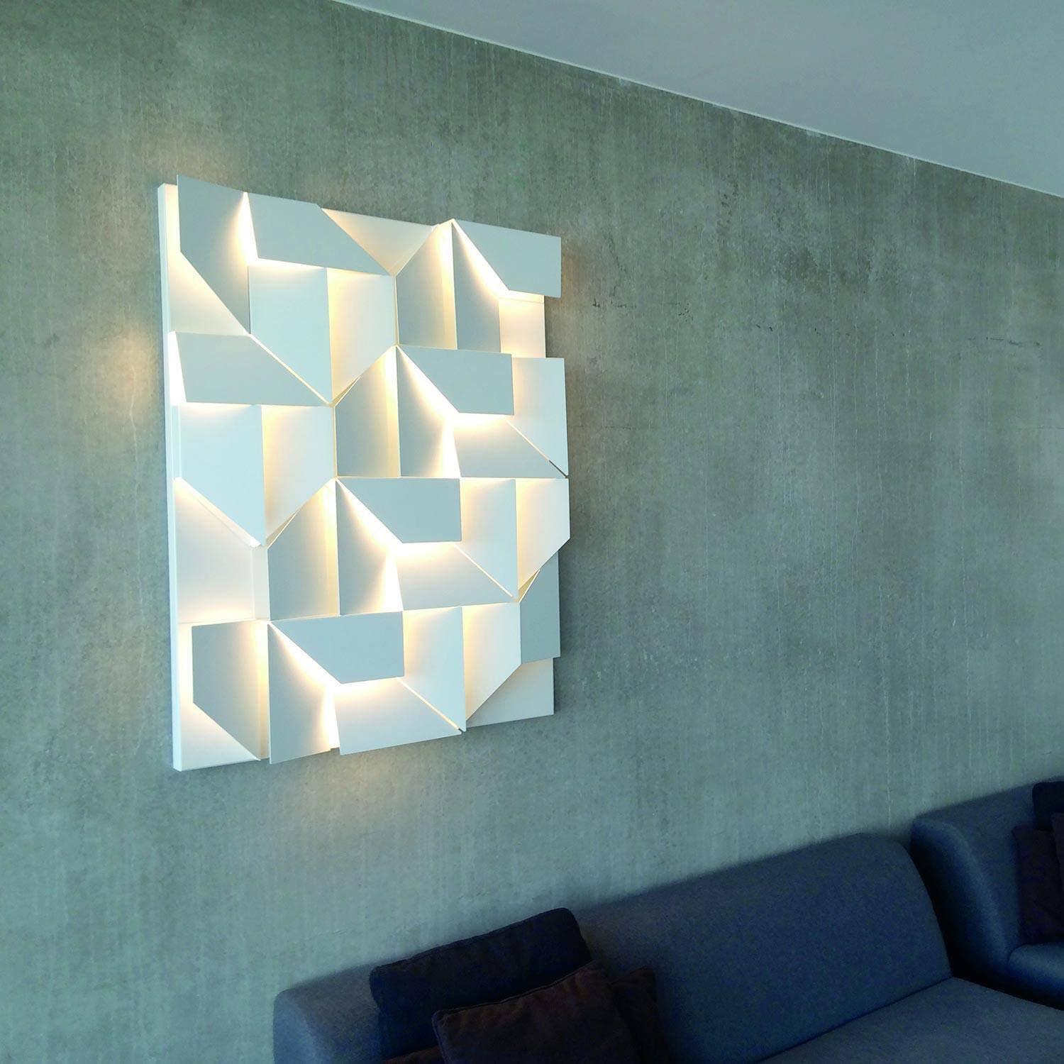 Faceted Panel Sconce
