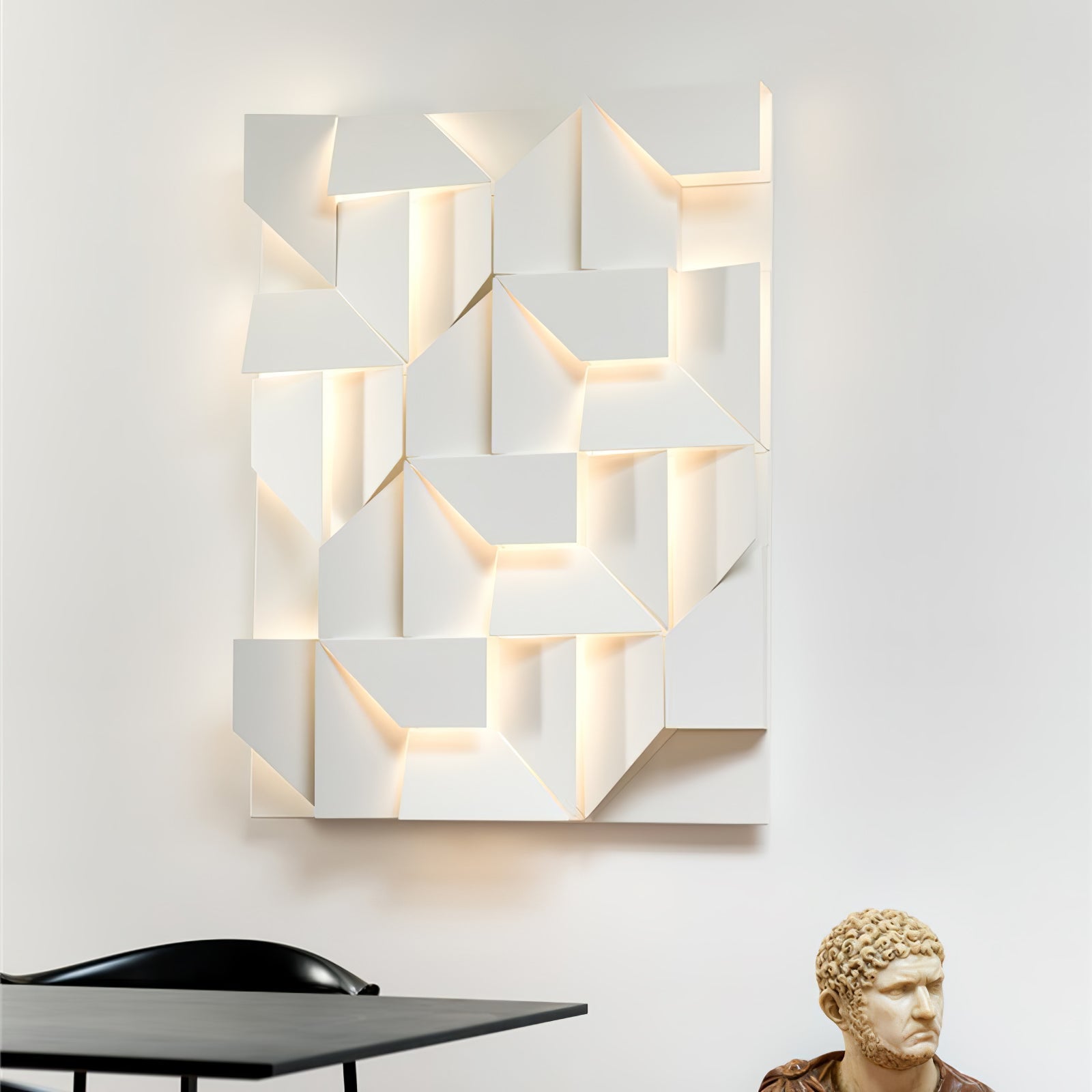 Faceted Panel Sconce