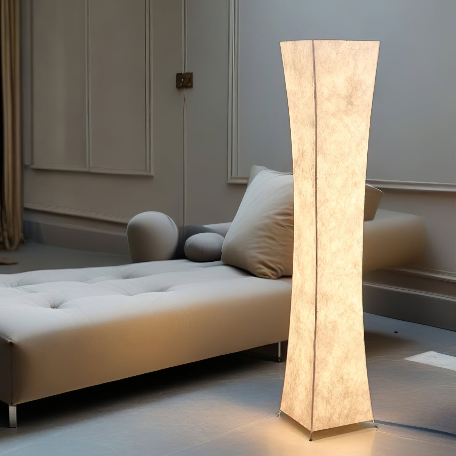 Twisted Paper Tower Lamp