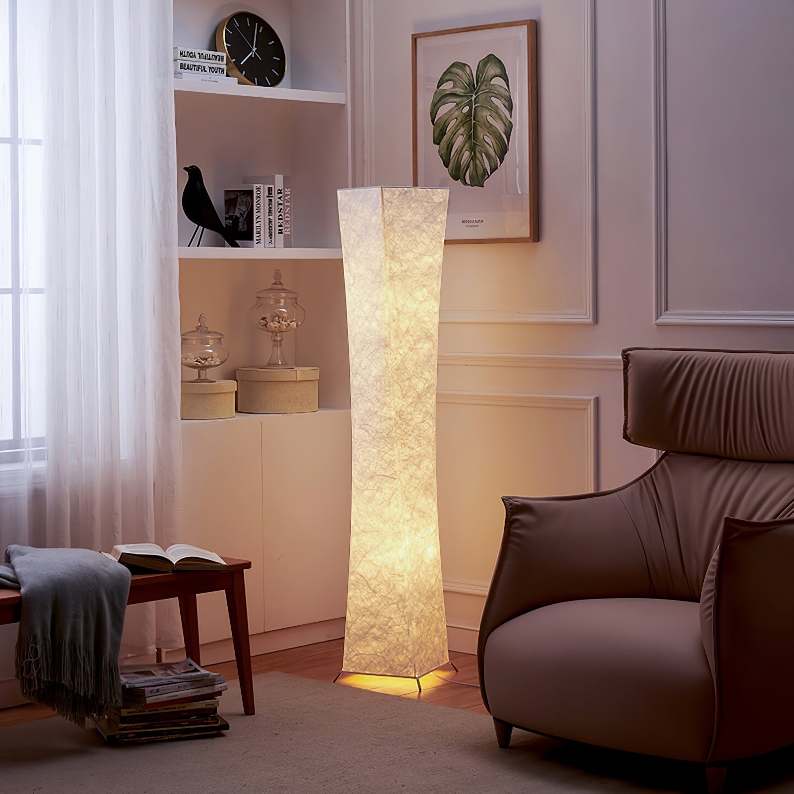 Twisted Paper Tower Lamp