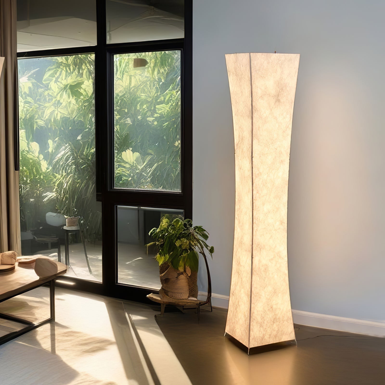 Twisted Paper Tower Lamp