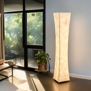Twisted Paper Tower Lamp