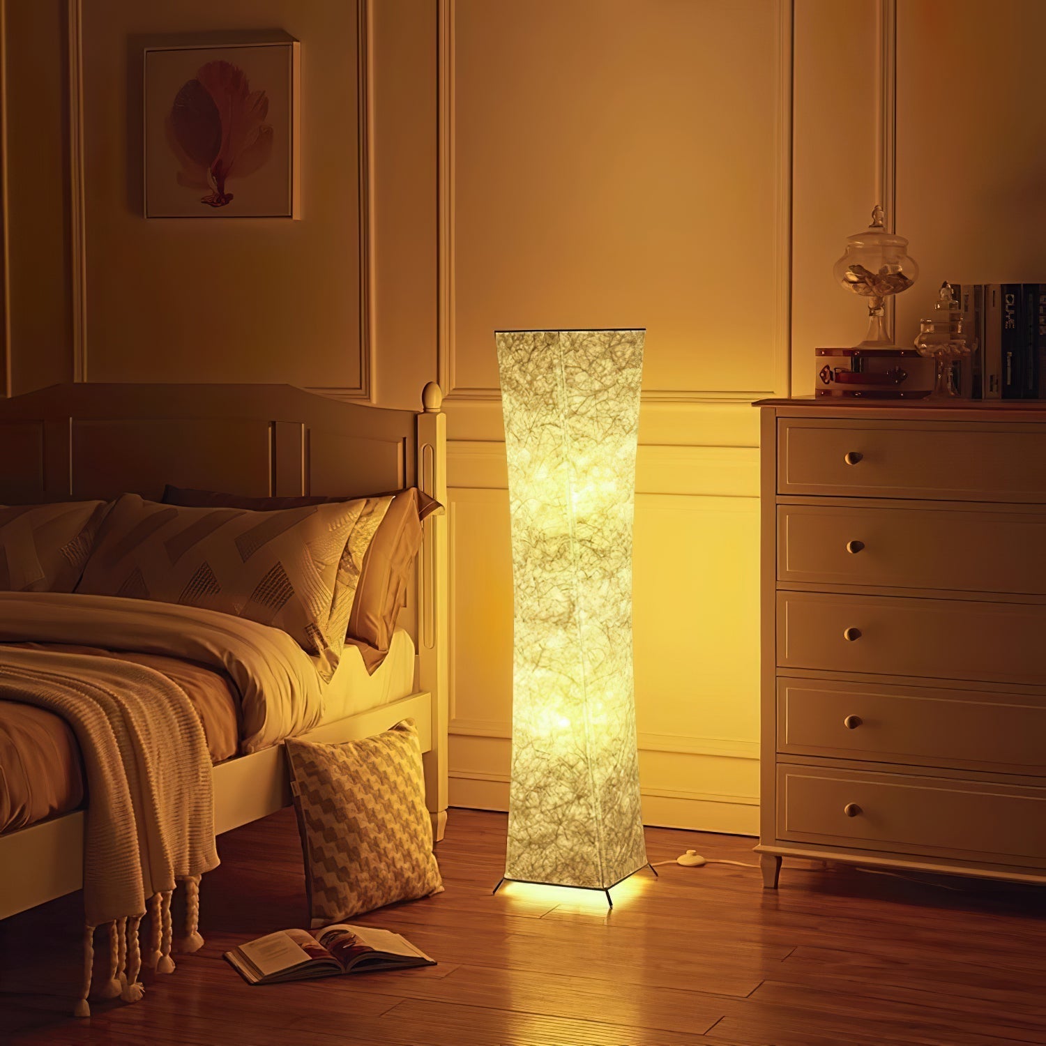 Twisted Paper Tower Lamp
