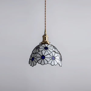 Floral Glass Pendant Light