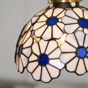 Floral Glass Pendant Light