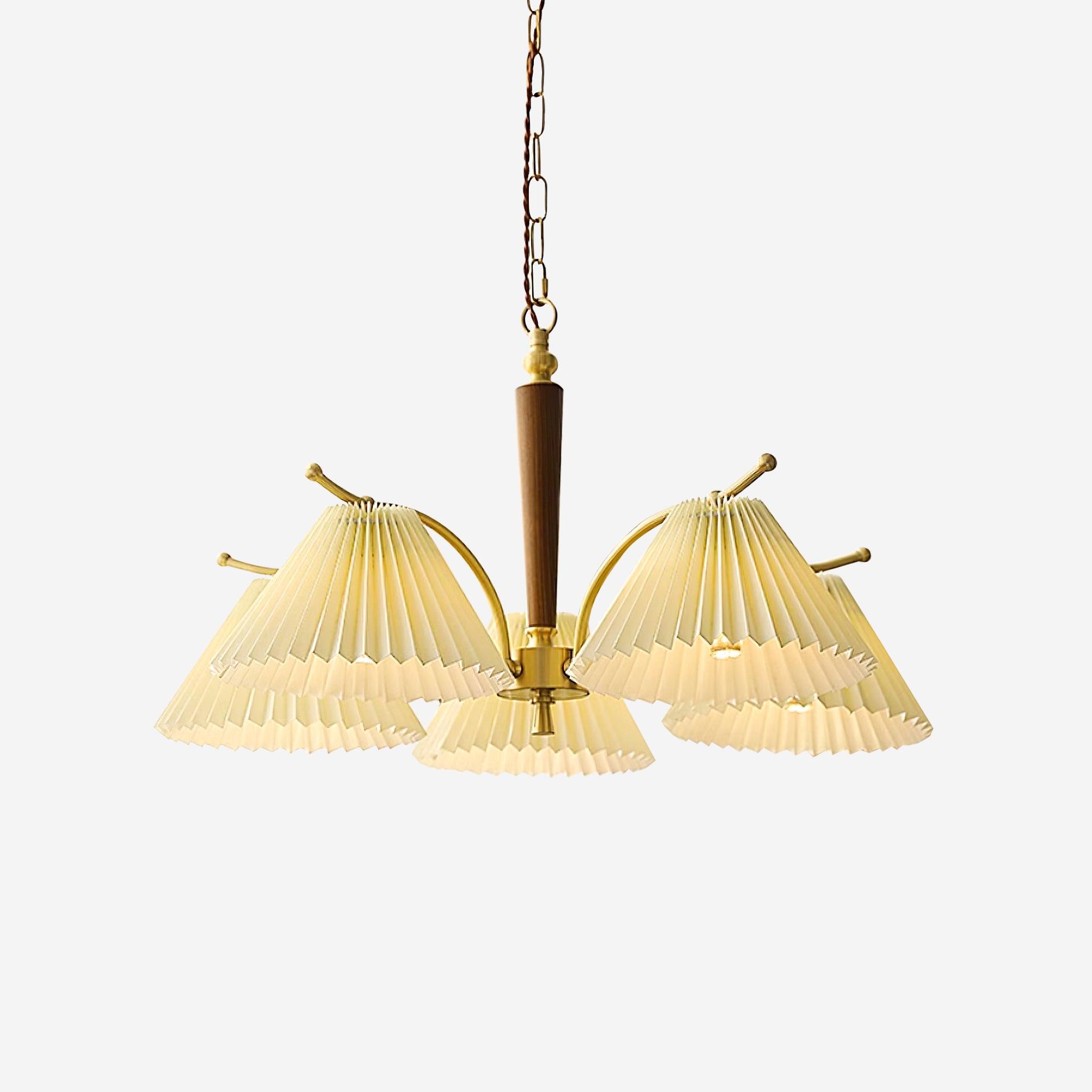 Pleated Silhouette Chandelier