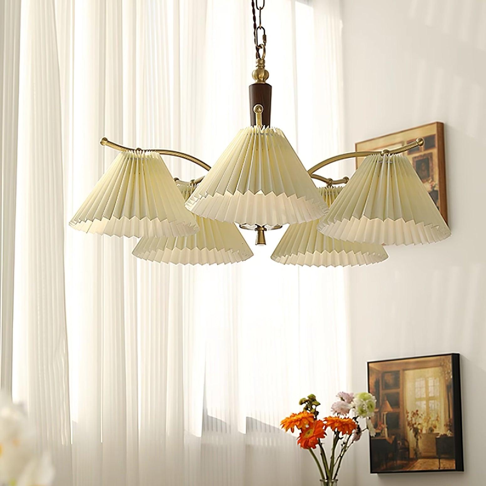 Pleated Silhouette Chandelier