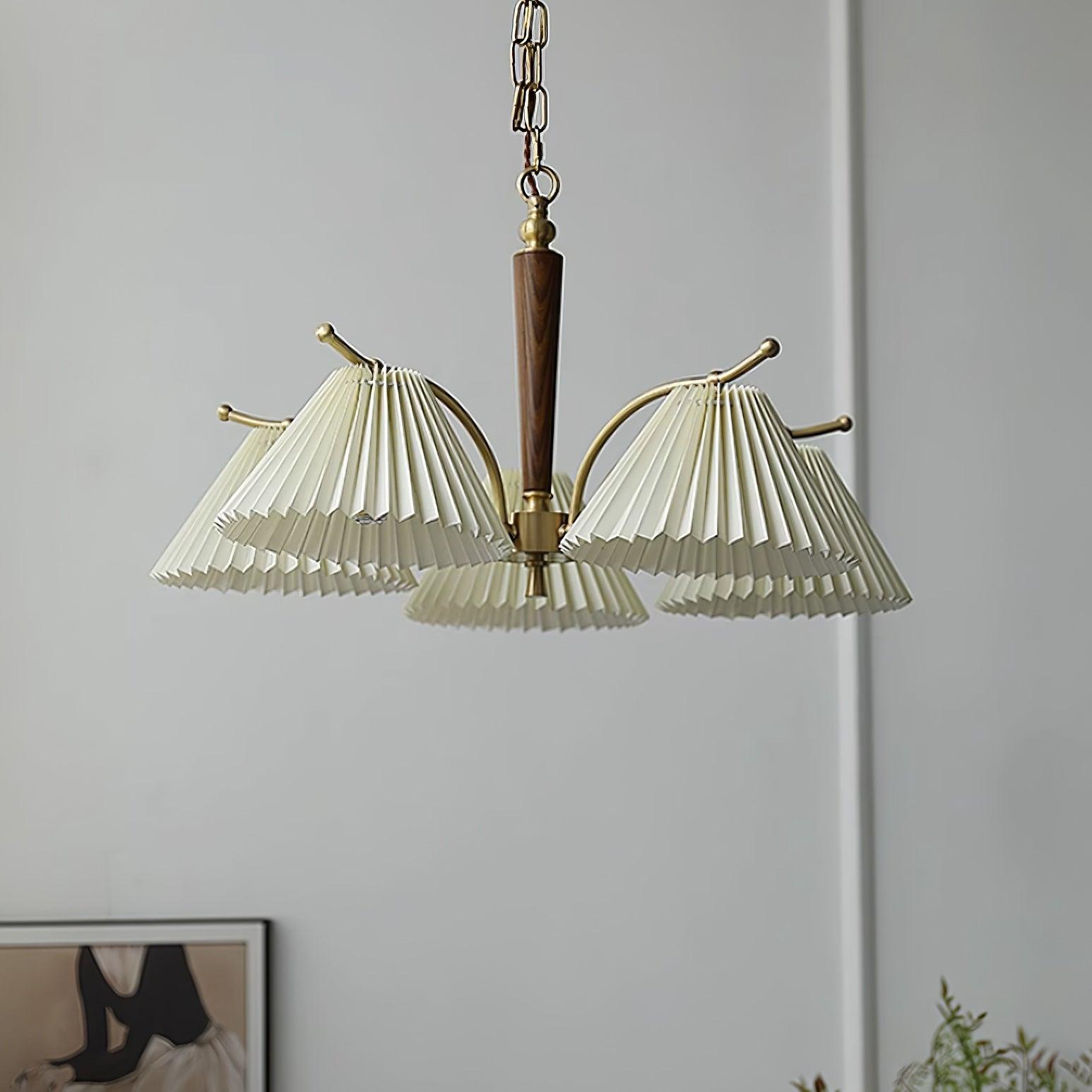 Pleated Silhouette Chandelier