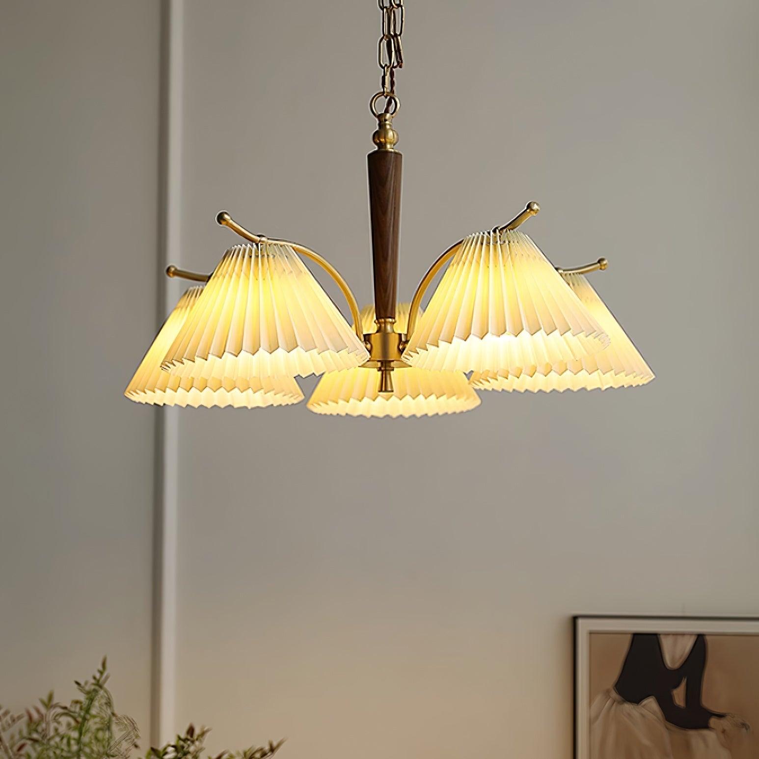 Pleated Silhouette Chandelier