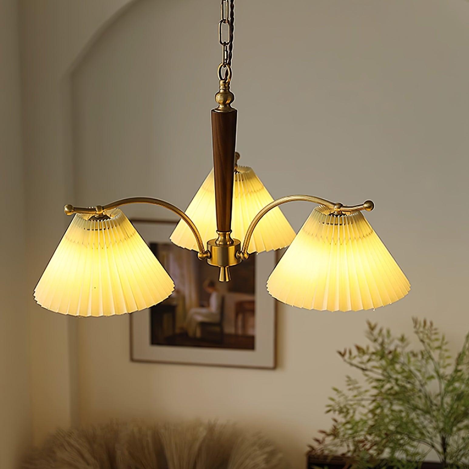 Pleated Silhouette Chandelier