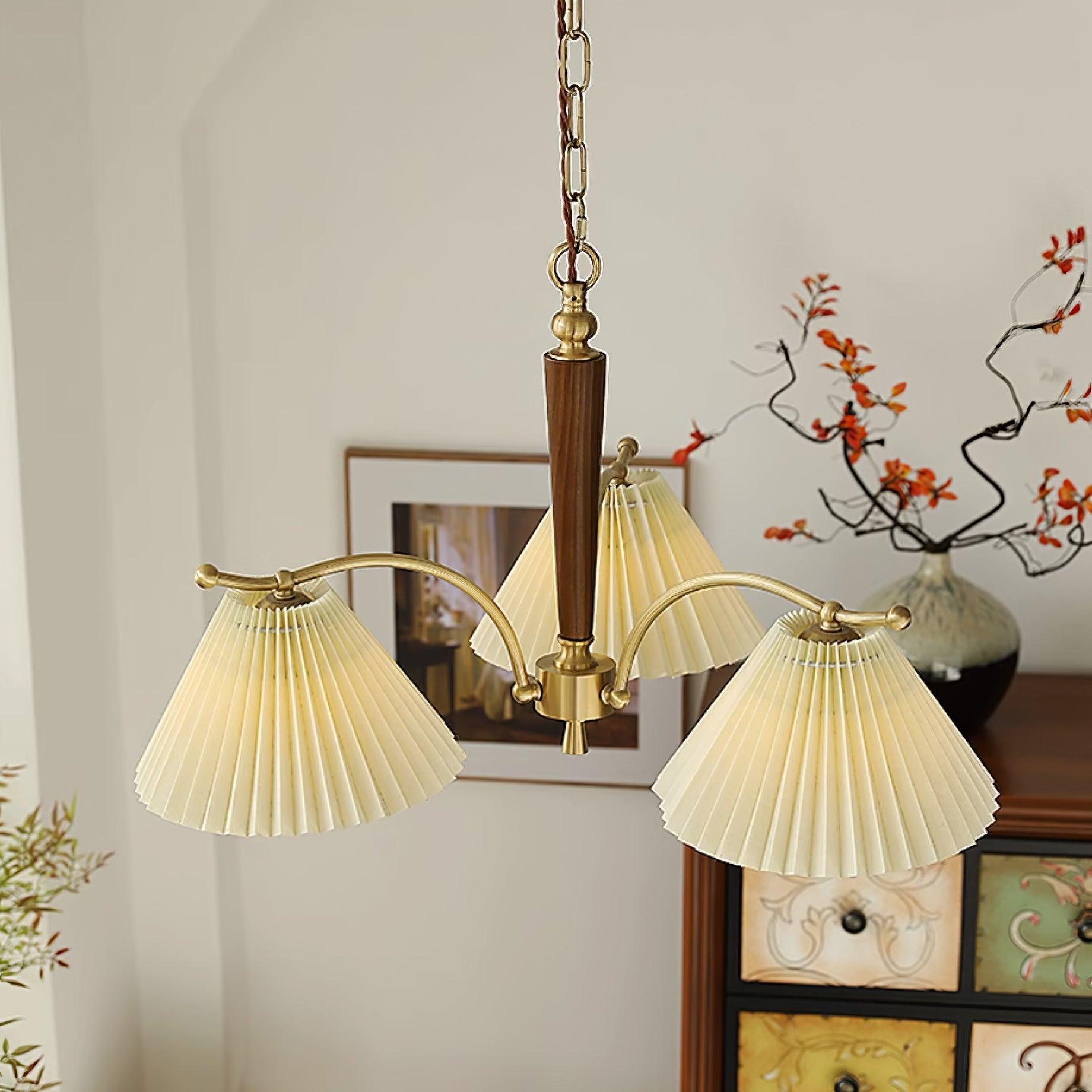 Pleated Silhouette Chandelier
