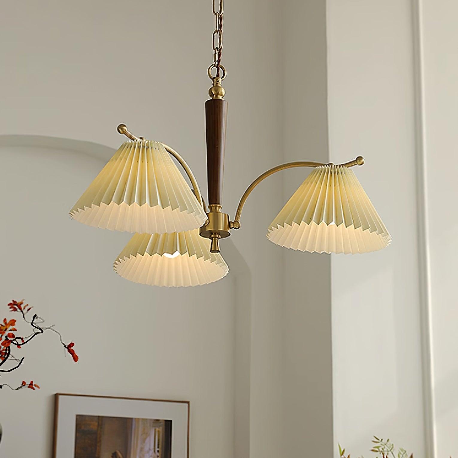 Pleated Silhouette Chandelier