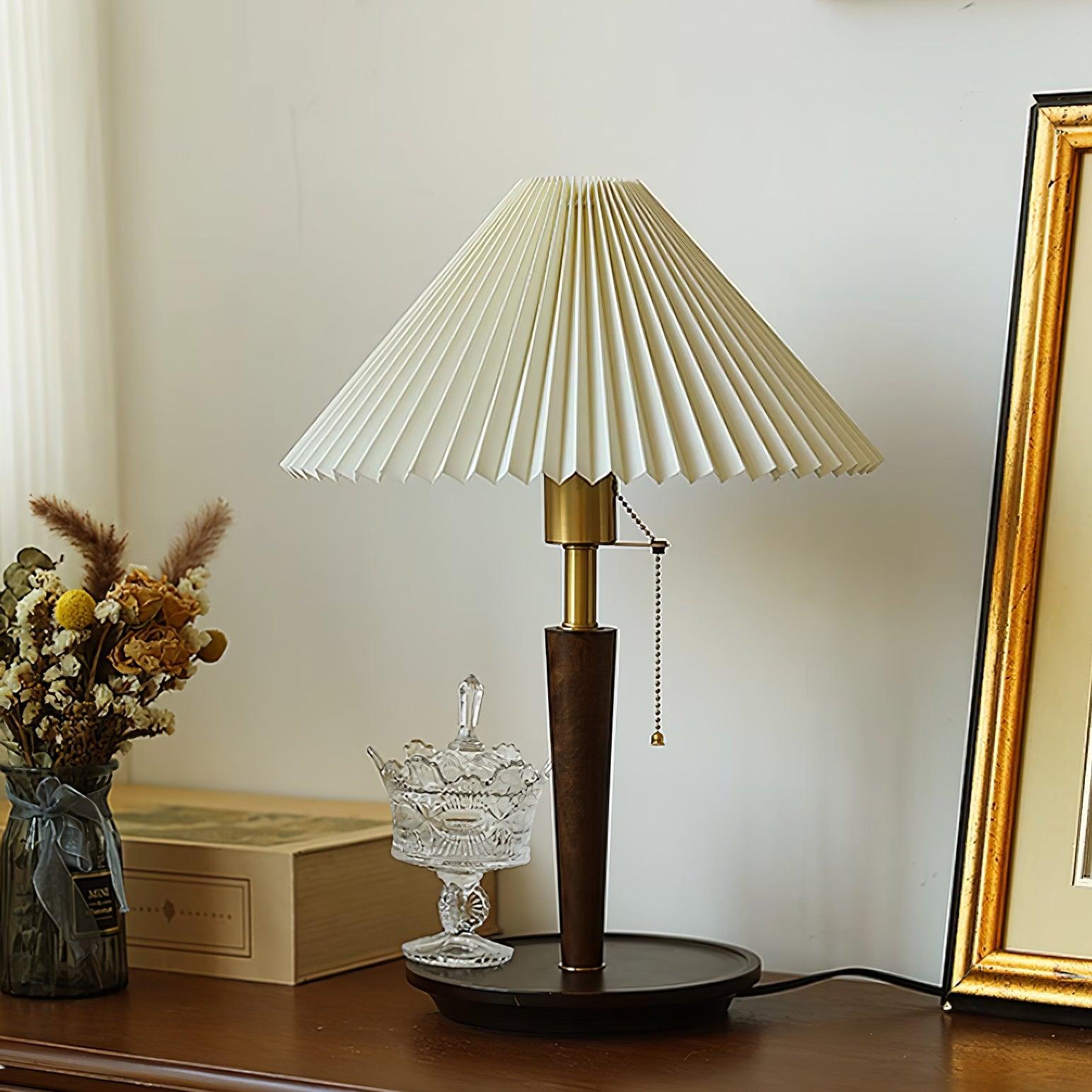 Pleated Fold Table Lamp