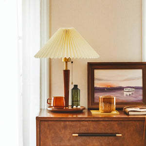 Pleated Fold Table Lamp