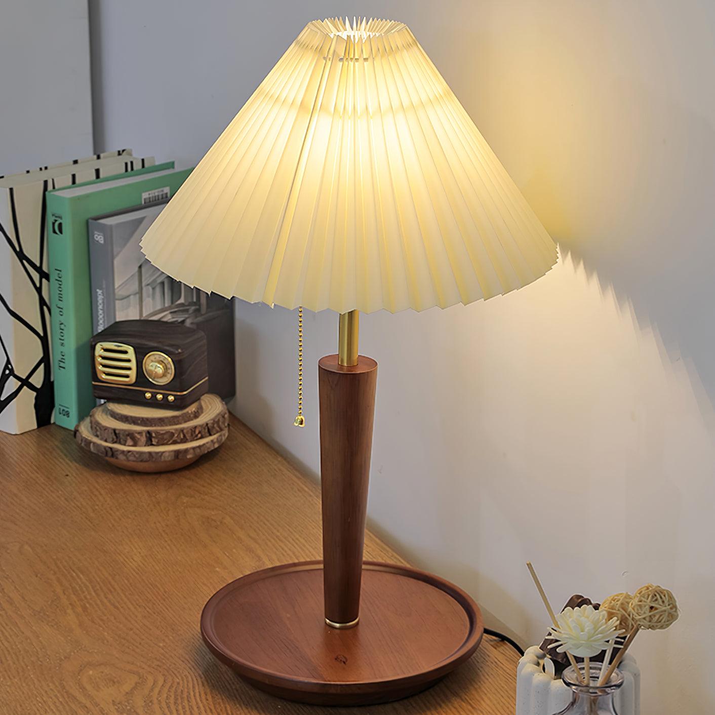 Pleated Fold Table Lamp