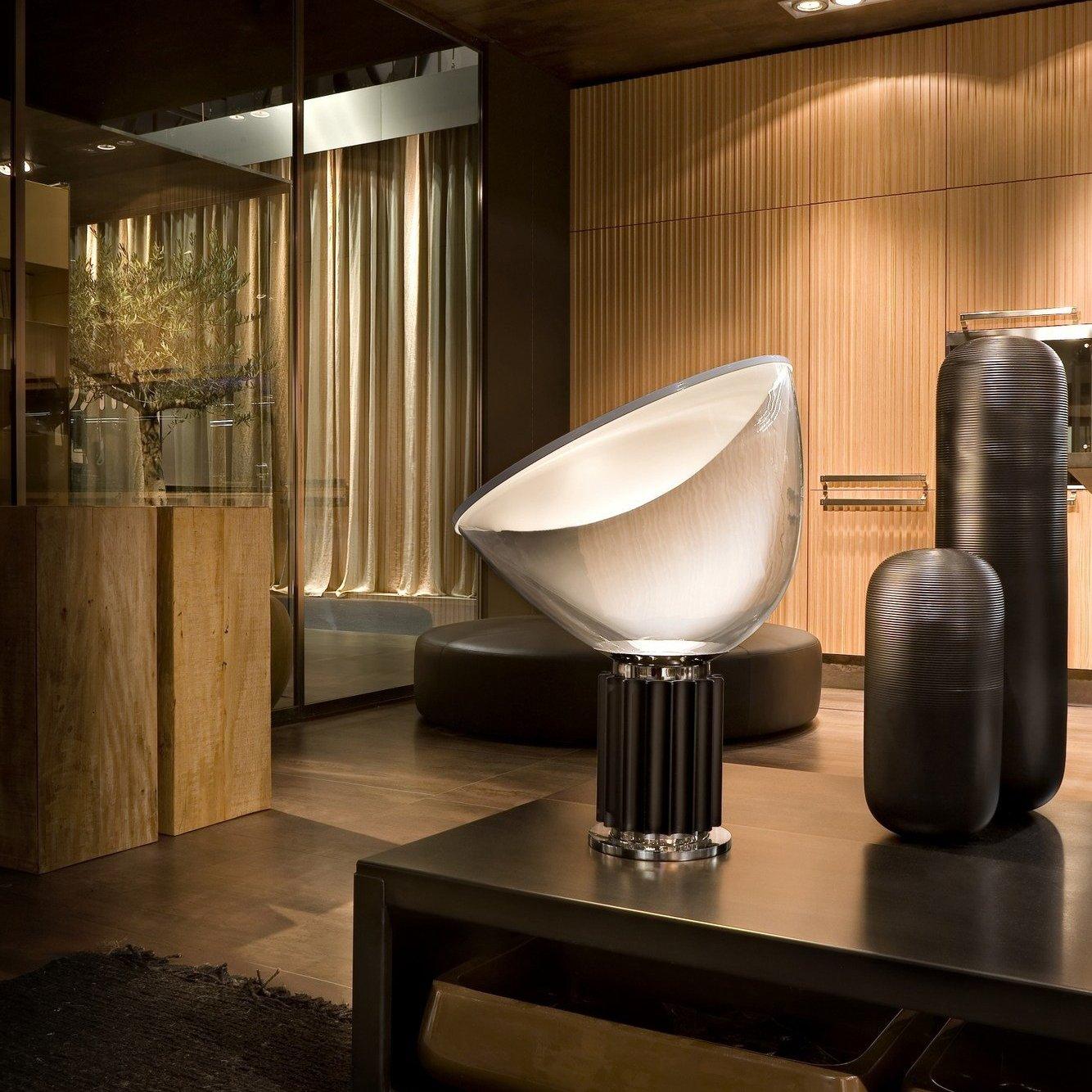 Sculpted Glass Lamp