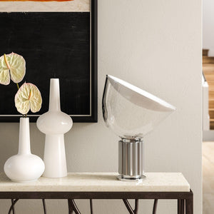 Sculpted Glass Lamp