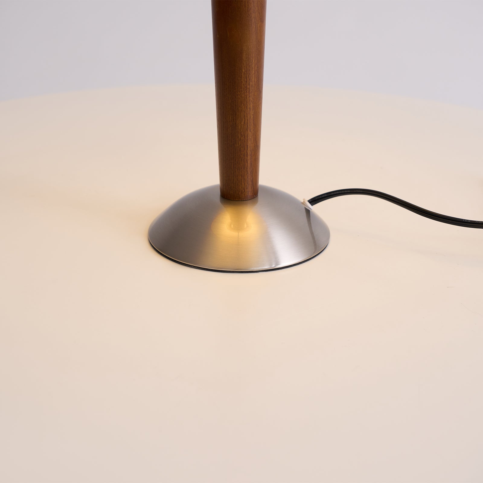 Sculpted Wood Table Lamp