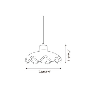 Scalloped Wave Pendant