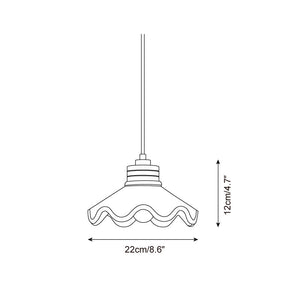 Scalloped Wave Pendant