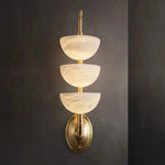 Alabaster Stacked Sconce