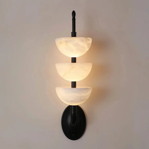 Alabaster Stacked Sconce