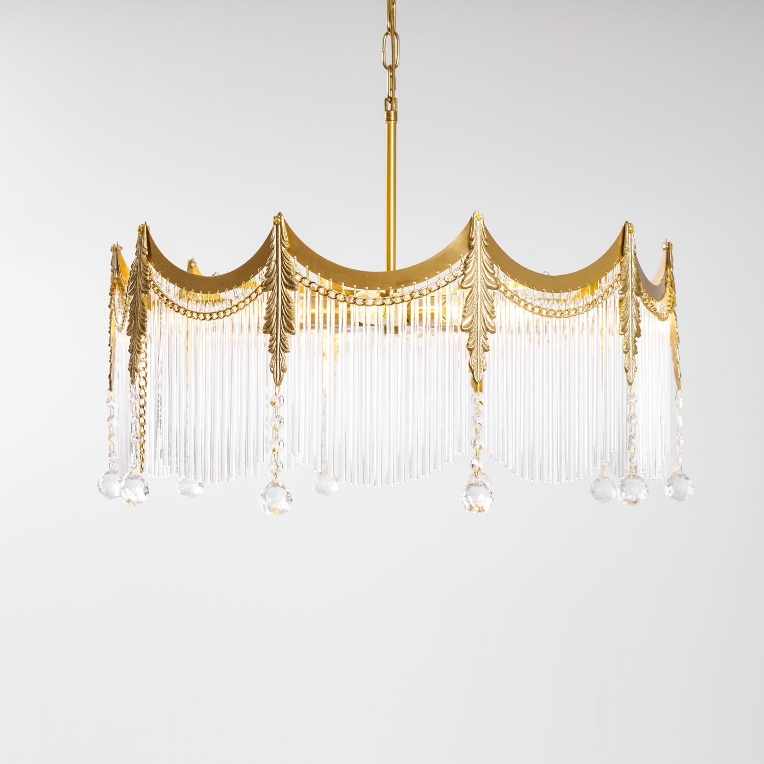Cascading Crystal Chandelier