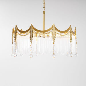 Cascading Crystal Chandelier