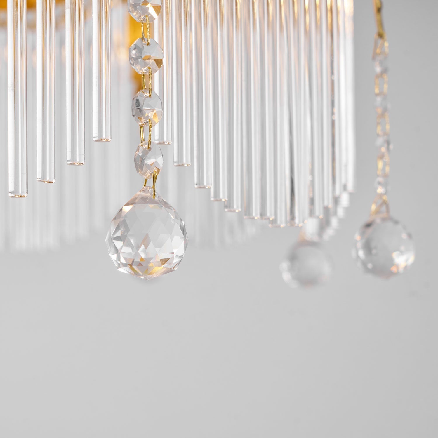 Cascading Crystal Chandelier