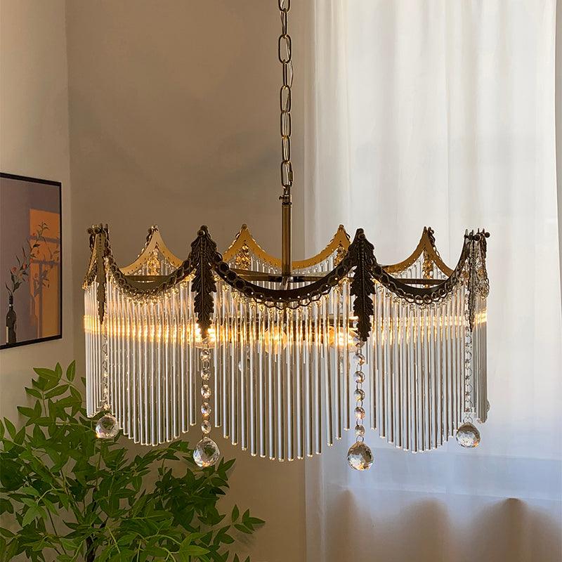 Cascading Crystal Chandelier