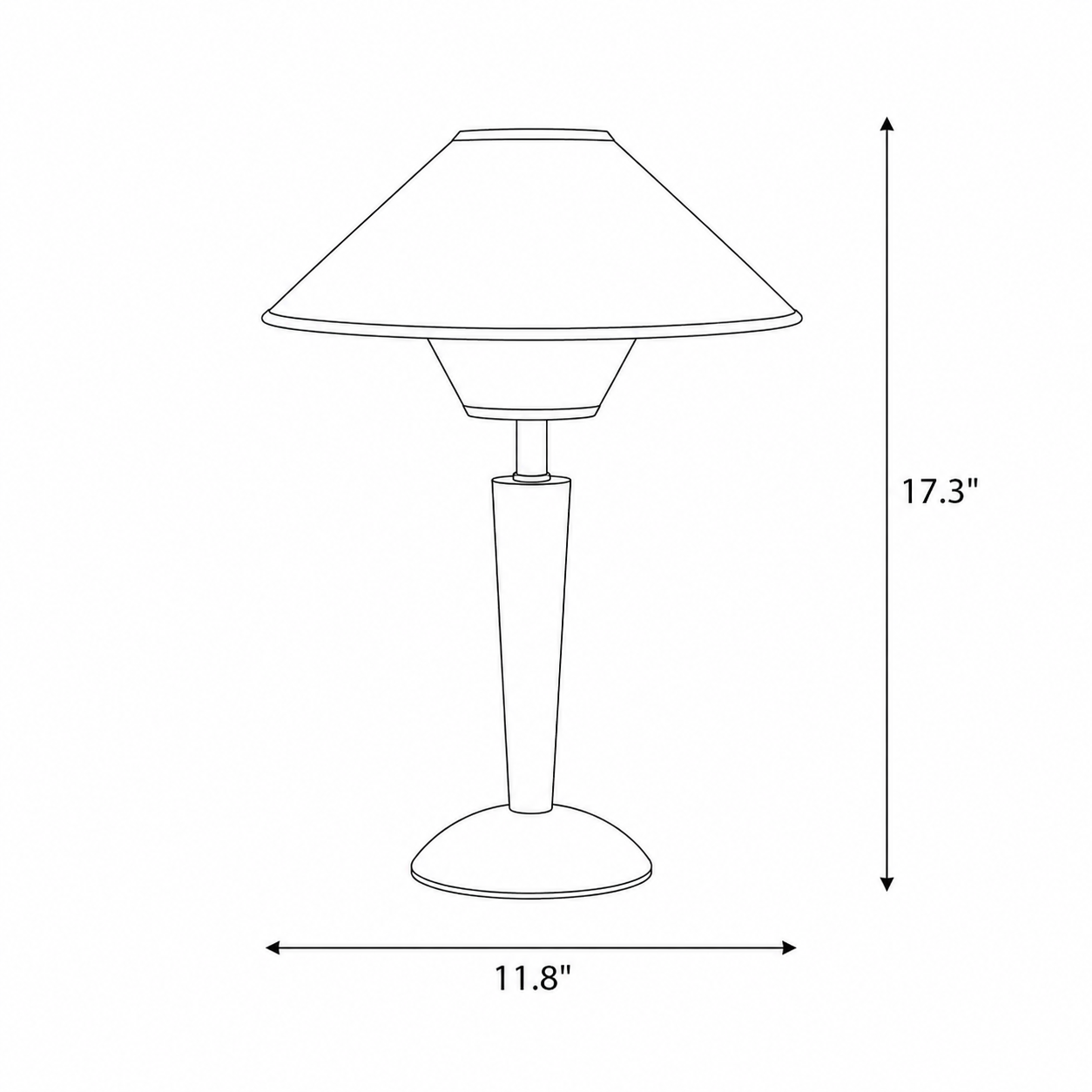 Sculpted Wood Table Lamp
