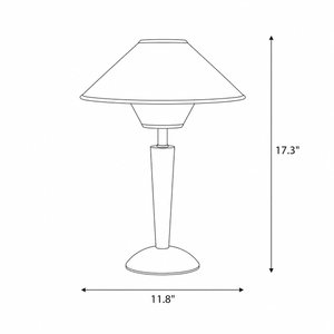 Sculpted Wood Table Lamp