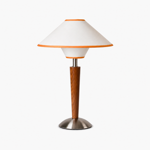 Sculpted Wood Table Lamp