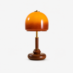 Sculpted Glass Table Lamp