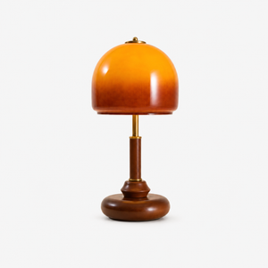 Sculpted Glass Table Lamp