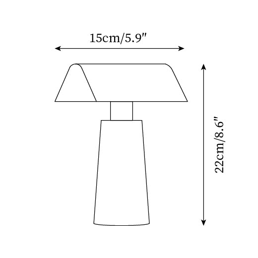 Cordless Banker Lamp