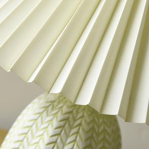 Pleated Ceramic Lamp