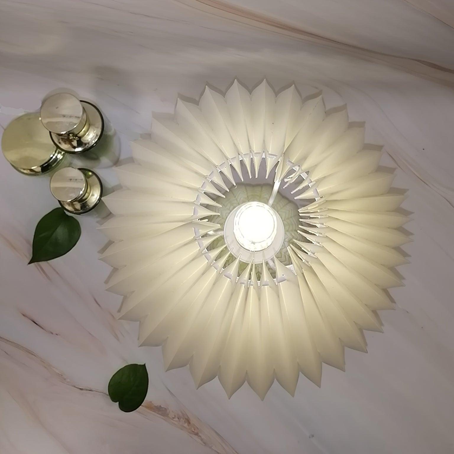 Pleated Ceramic Lamp