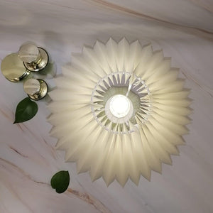 Pleated Ceramic Lamp